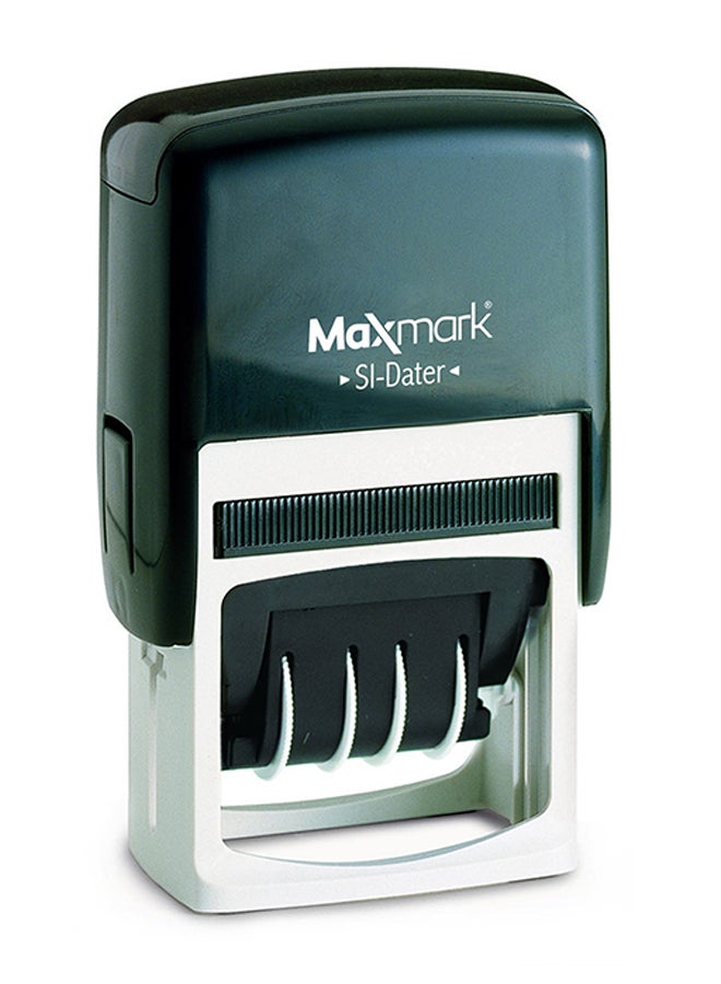 MaxMark Self Inking Date Stamp Black - Image 2