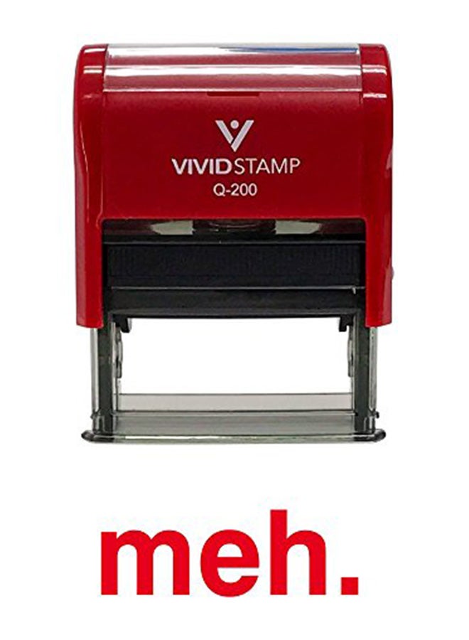 فيفيد ستامب ختم التحبير الذاتي مع حبر أحمر