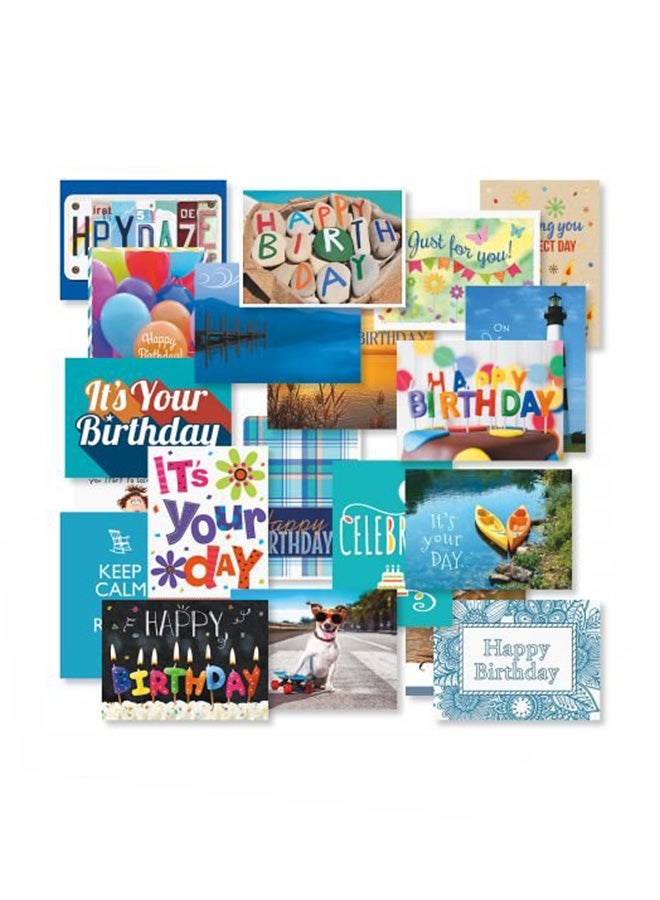 40-Piece Mega Birthday Greeting Card With Envelope