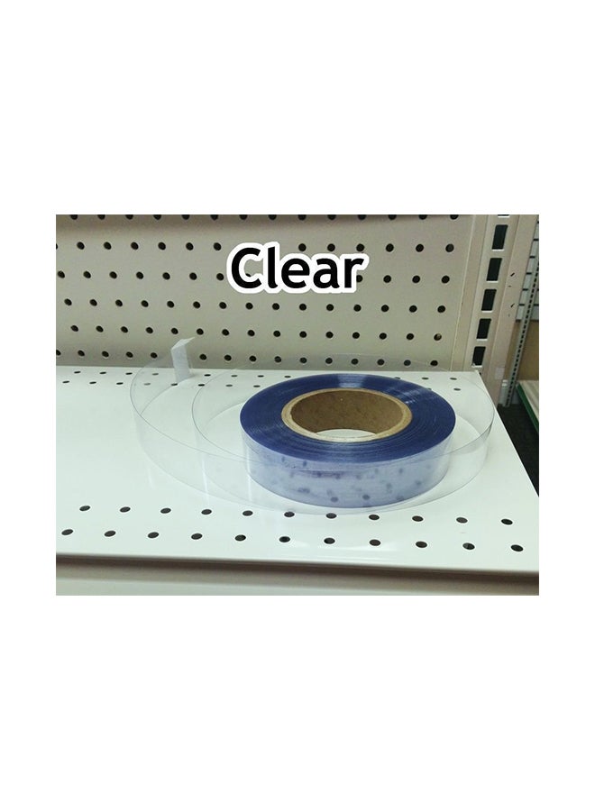 Store Fixtures Direct Gondola Shelving Vinyl Insert Clear  - Image 1