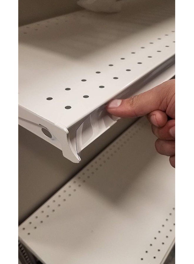 Store Fixtures Direct Gondola Shelving Vinyl Insert Clear  - Image 2