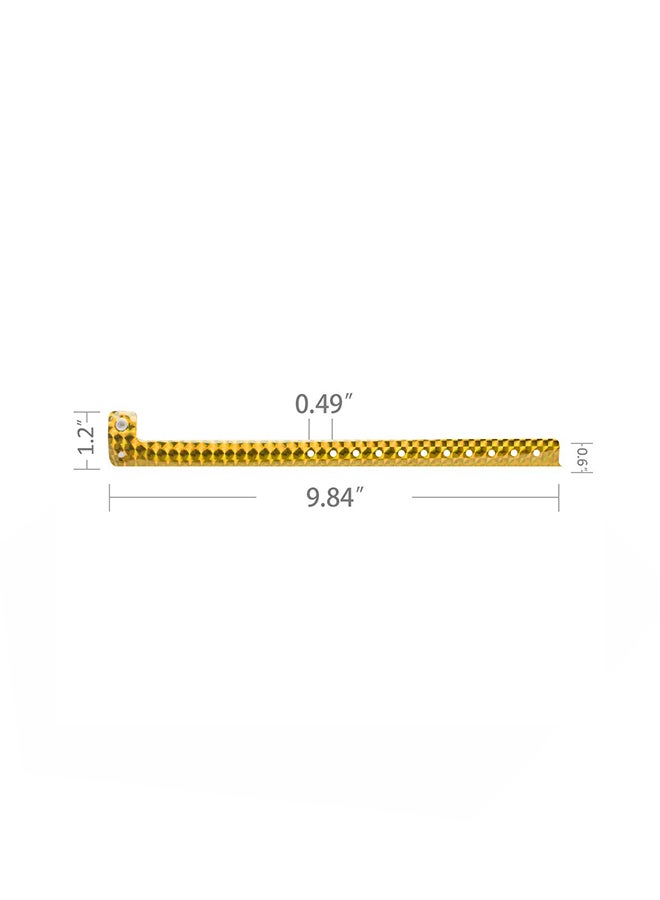 OUCHAN 100-Piece Wristband Yellow - Image 2