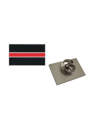 Thin Red Line Lapel Pin Multicolour - v1552935690/N21901233A_1