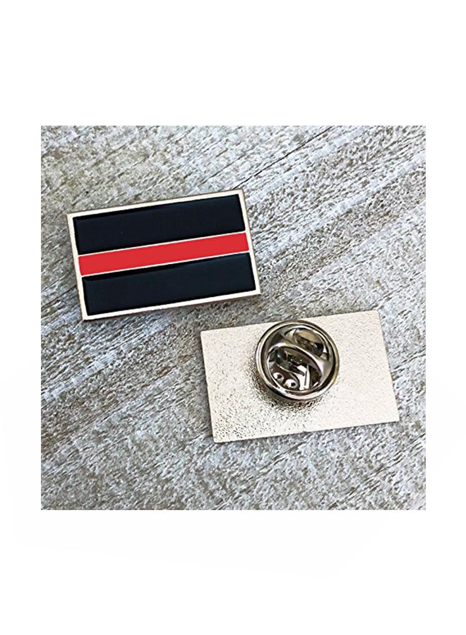 Agent Gear USA Thin Red Line Lapel Pin Multicolour  - Image 2