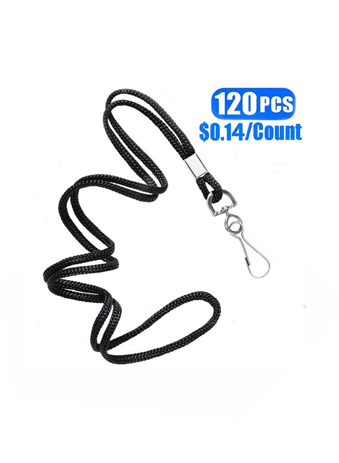 BAITEER 120-Piece J-Hook Badge Holder Black - Image 1