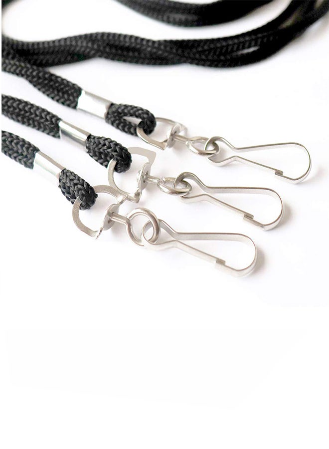 BAITEER 120-Piece J-Hook Badge Holder Black - Image 2
