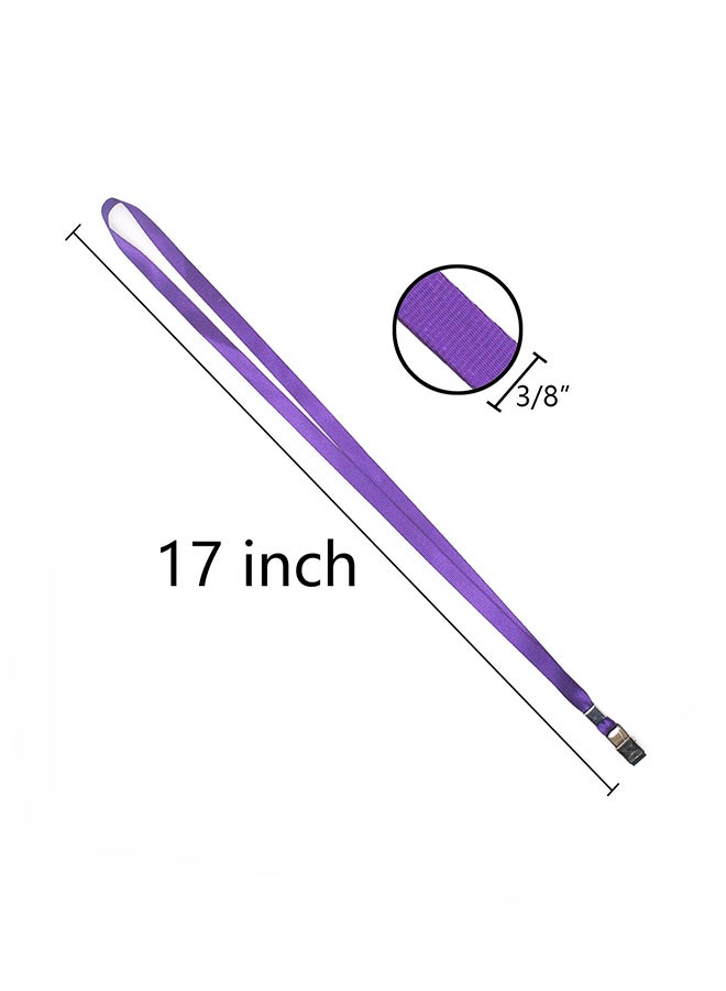 Beebel 50-Piece Lanyard Badge Holder Purple - Image 2