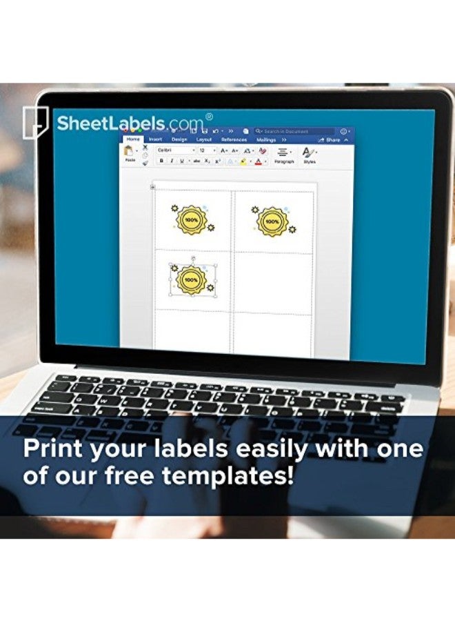 Sheet Labels Pack Of 25 Shipping Label White - Image 2