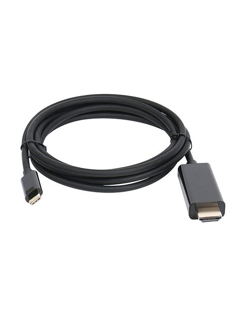 USB-C Type-C To HDMI Cable Universal Video Cable Adapter Support HD 1080P 4K Black
