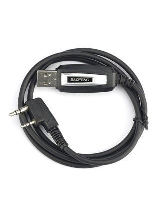 Programming Cable USB Cable Kit for Baofeng GT-3 GT-3TP UV-5R UV-5RTP GT-5 Black - v1552971557/N22442324A_1