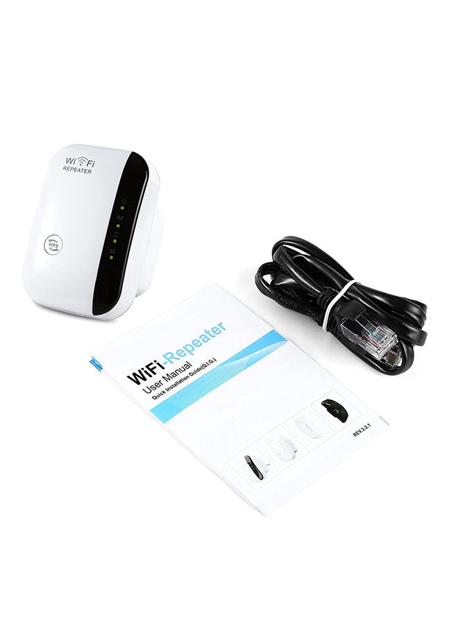 Wireless WiFi Repeater White