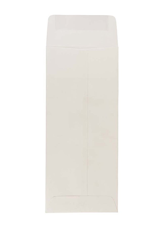 جام بايبر طقم أظرف بفتحة جانبية للأعمال التجارية من 25 قطعة أبيض - Image 2