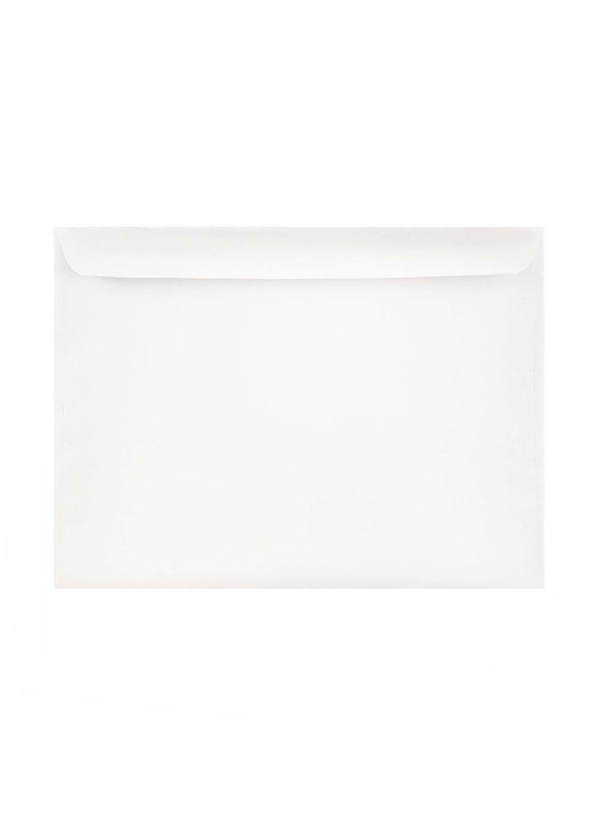 JAM Paper Pack Of 25 Booklet Commercial Envelope White  - Image 1