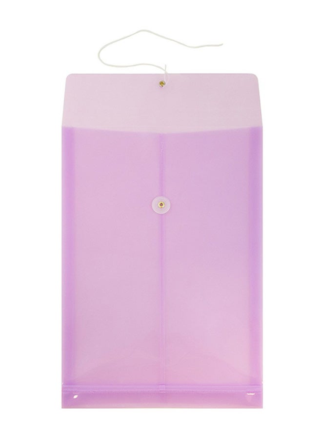 جام بايبر مجموعة مغلفات مكونة من 12 قطعة بزر وشريط ربط للإغلاق وردي - Image 2