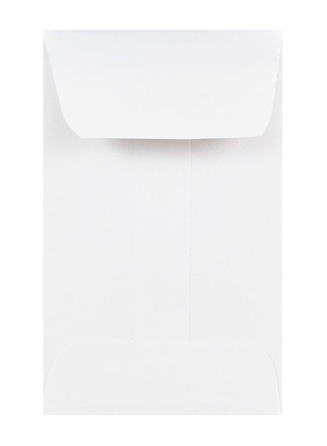 جام بايبر عبوة مكونة من 100 مغلف تجاري للعملات أبيض - Image 1