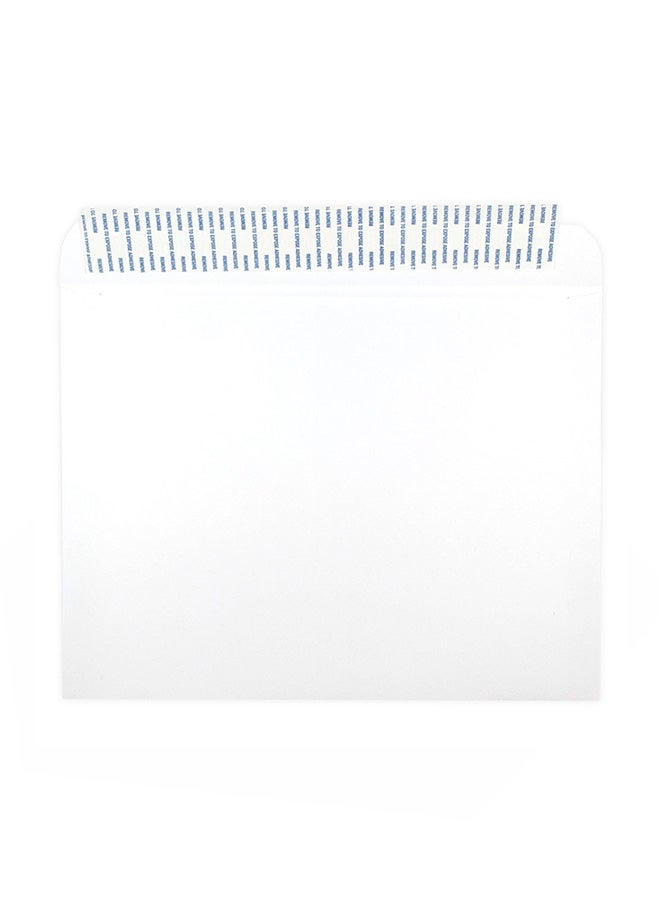 JAM Paper - Pack Of 25 Booklet Envelope With Peel And Seal Closure White - Image 1