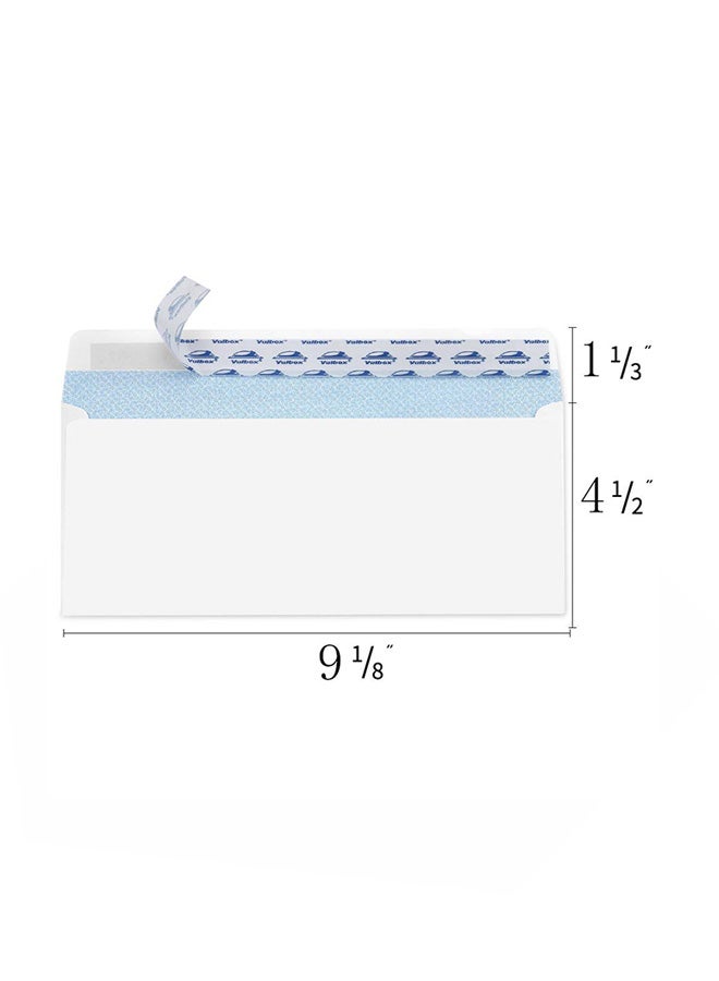 فالبوكس مجموعة من 200 ظرف للأعمال أبيض - Image 2