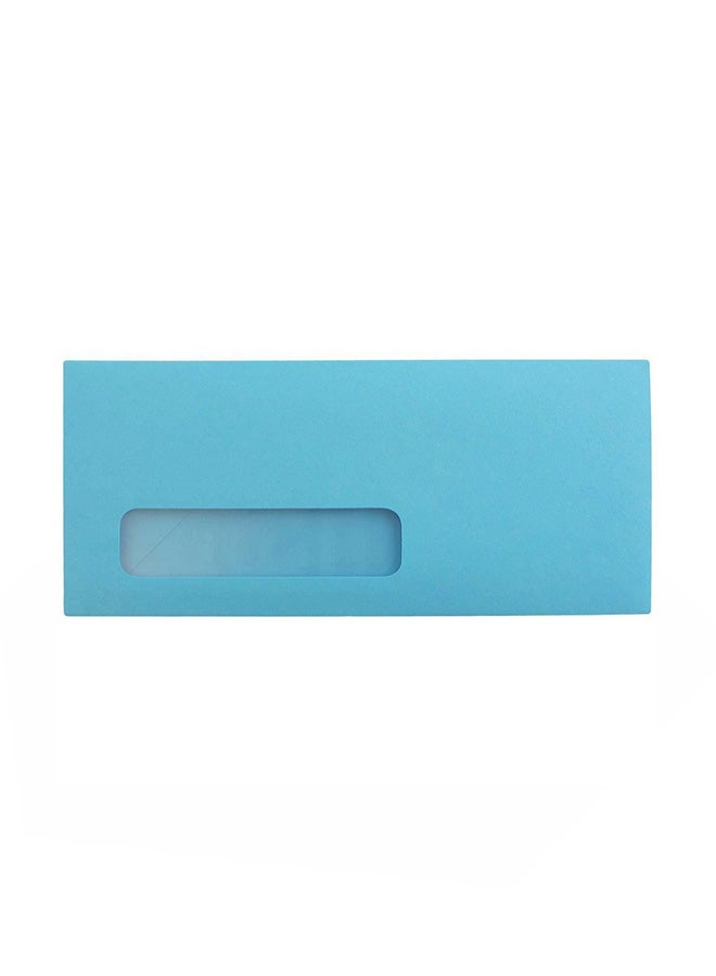 JAM Paper Pack Of 50 Business Window Envelopes Blue  - Image 1