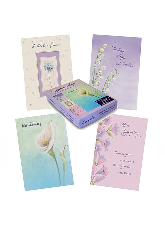 Designer greetings Sympathy Greeting Card - Image 1