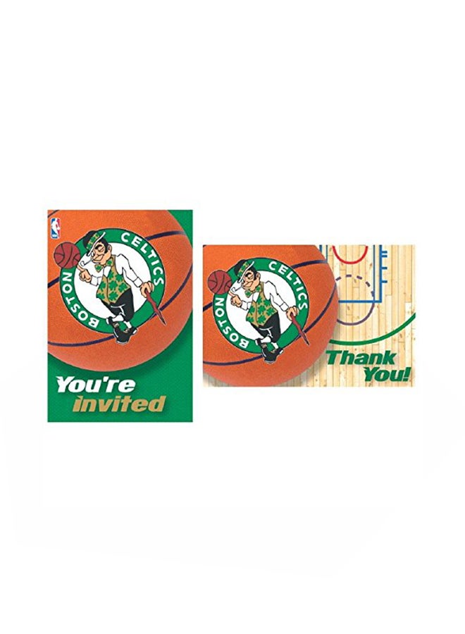 Amscan Boston Celtics NBA Collection Greating Card - Image 1