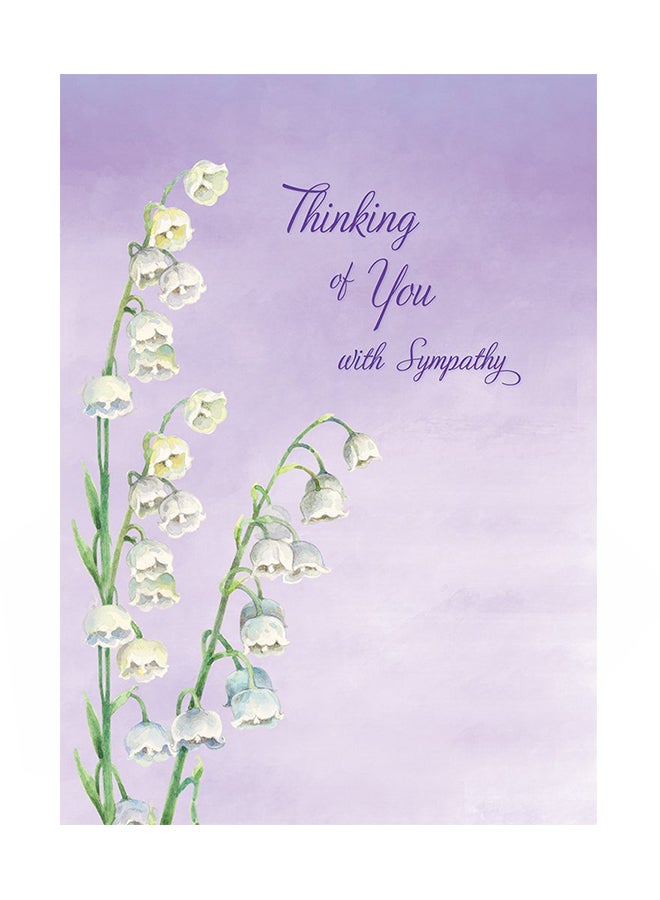 Designer greetings Sympathy Greeting Card - Image 2