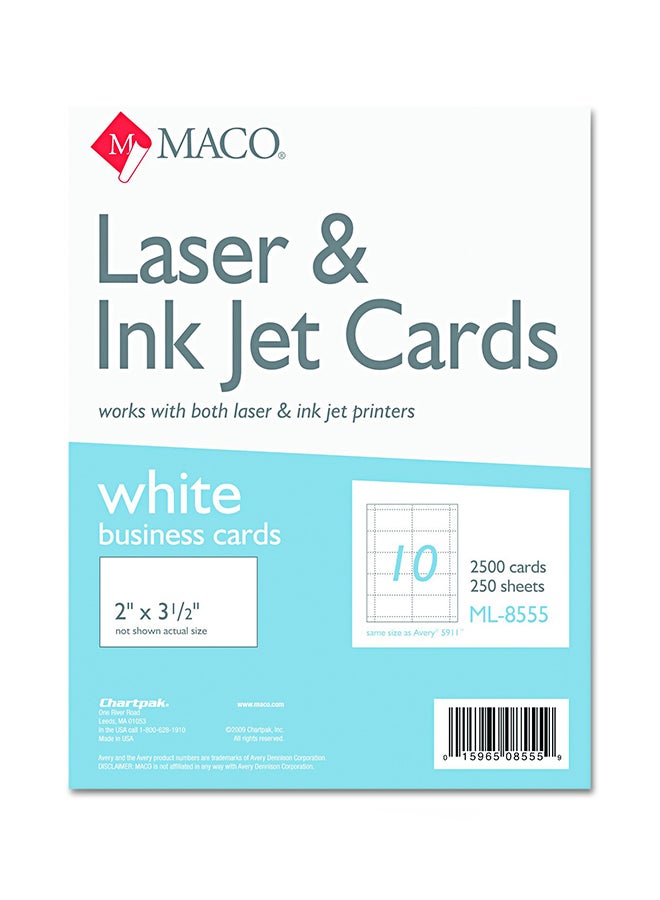Maco Laser And Ink Jet Business Card - Image 1