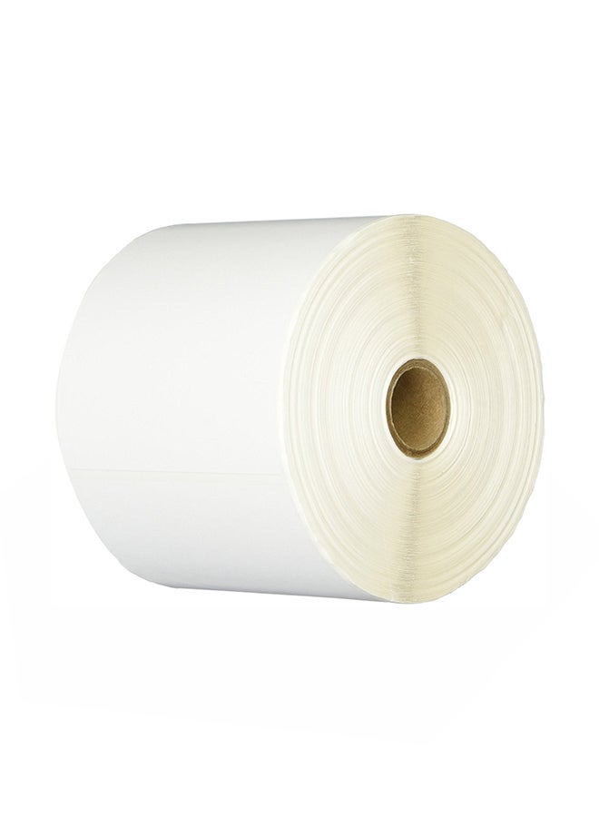 9527 برودكت ملصقات شحن حرارية مباشرة بطبعة حمار وحشي مكونة من 4 قطع أبيض - Image 2