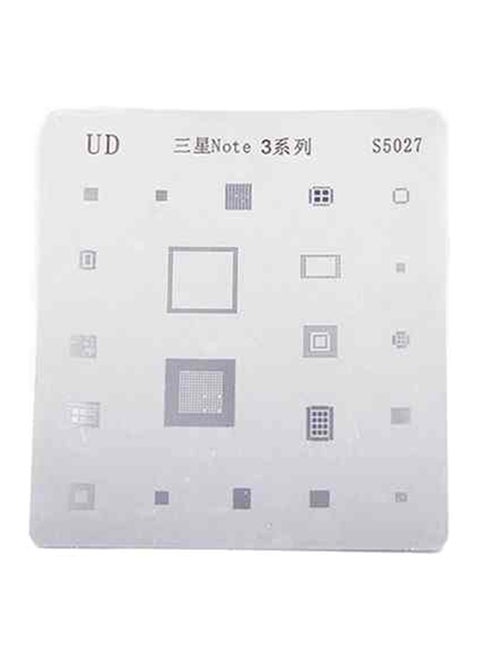 Mobile Tool Note3 Reballing Stencil Plate White