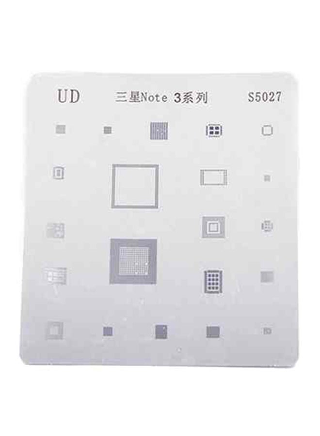 Mobile Tool Note3 Reballing Stencil Plate White
