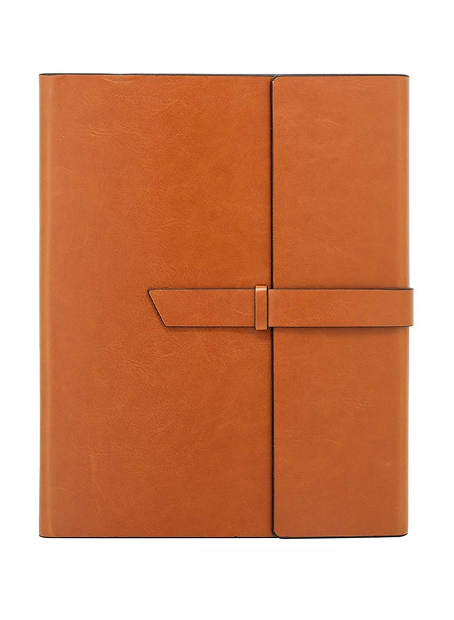 Gallaway Leather Padfolio Portfolio Folder A4 Notebook - Image 1