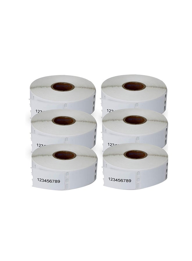 BETCKEY Pack Of 10 Roll Book Spine Label Multicolour - Image 1
