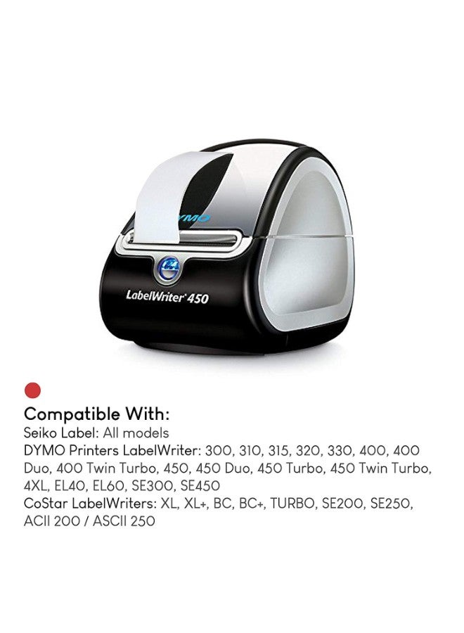 إنكو برودكتس مجموعة لفافات ملصقات للعنوان والشحن مكونة من 12 قطعة متعدد الألوان - Image 3