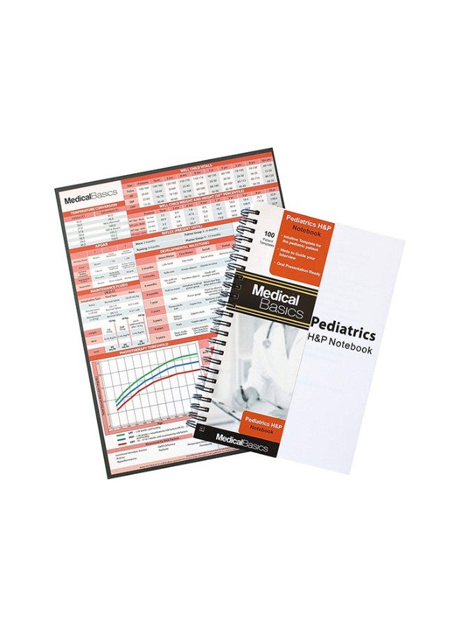 Medical Basics Medical History and Physical Notebook White  - Image 1