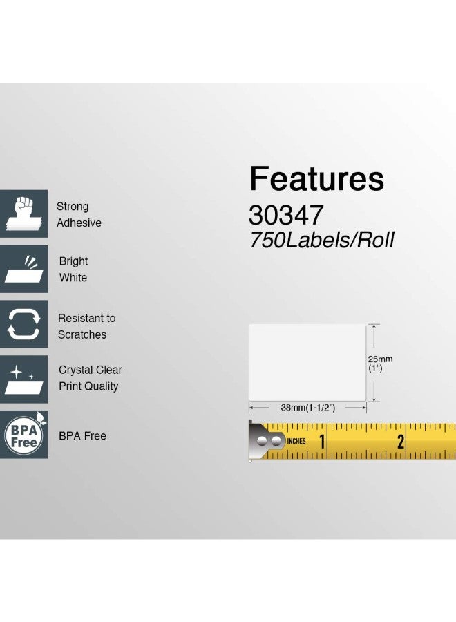 BETCKEY Pack Of 10 Roll Book Spine Label Multicolour - Image 2