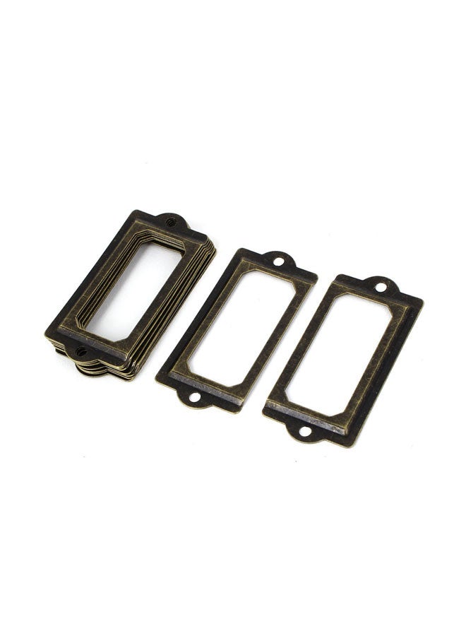 إل جي جي حامل ملصق تسمية لدرج ملفات من 30 قطعة أسود - Image 1