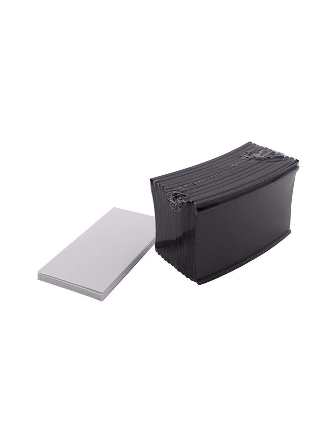 Master Magnetics 25-Piece Data Card Holder Magnetic Label White - Image 2