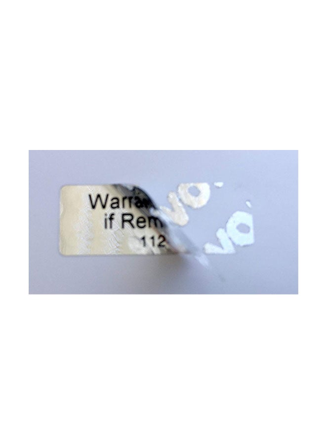 intertronix - 1000-Piece Tamper Evident Warranty Void if Removed Security Label Seals Silver - Image 1