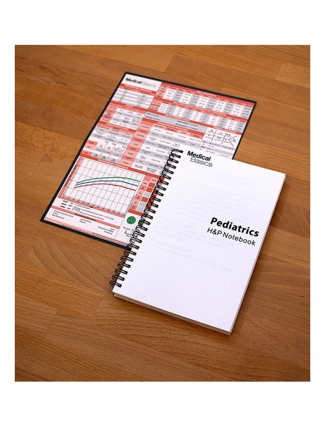 Medical Basics Medical History and Physical Notebook White  - Image 2