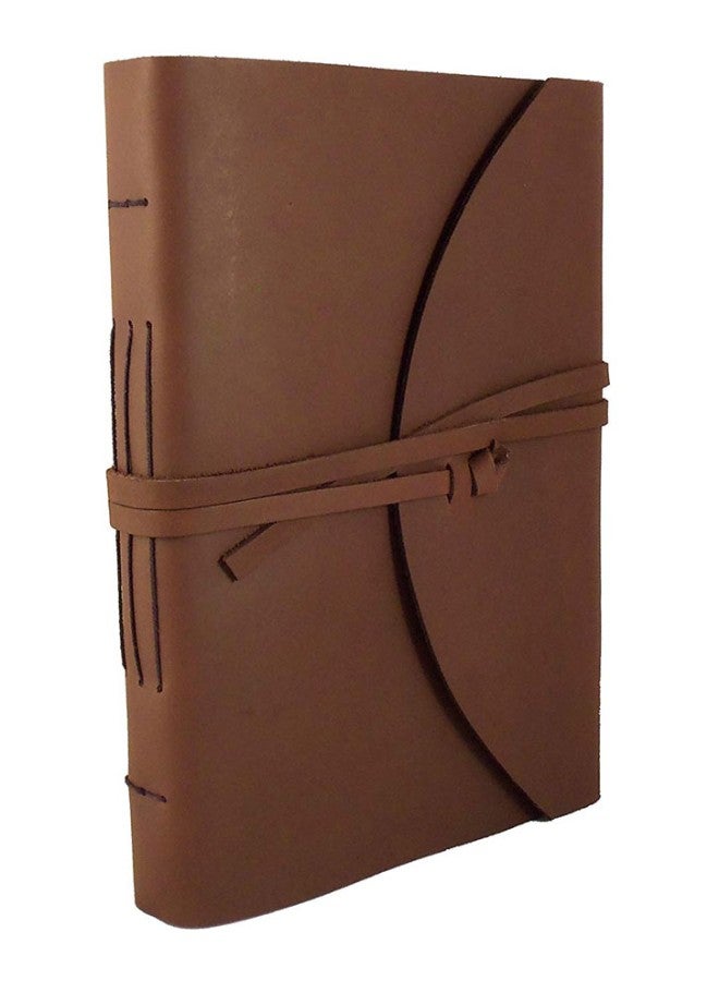 200-Sheet  Leather Cover Notebook Brown - v1552974066/N21835672A_2