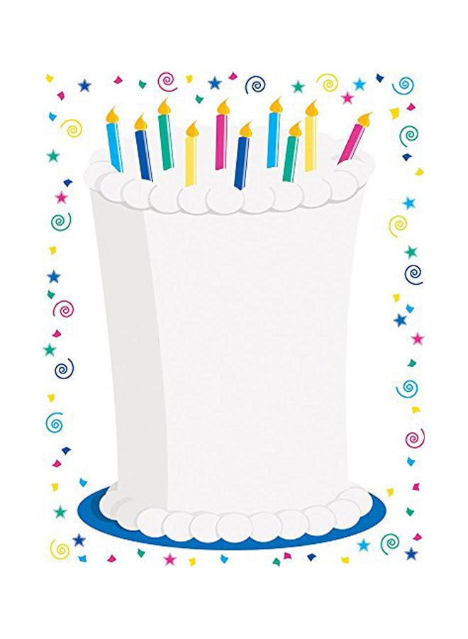 Cake Letterhead Multicolour