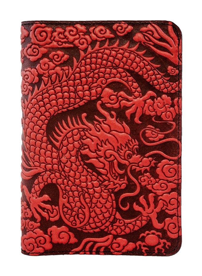 Oberon Design - Cloud Dragon Pocket Notebook Cover Red - Image 1