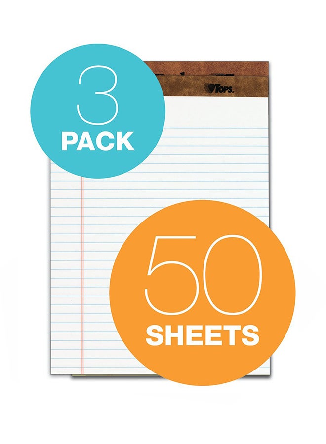 TOPS Pack Of 3 Notepad (50-Page) White  - Image 2