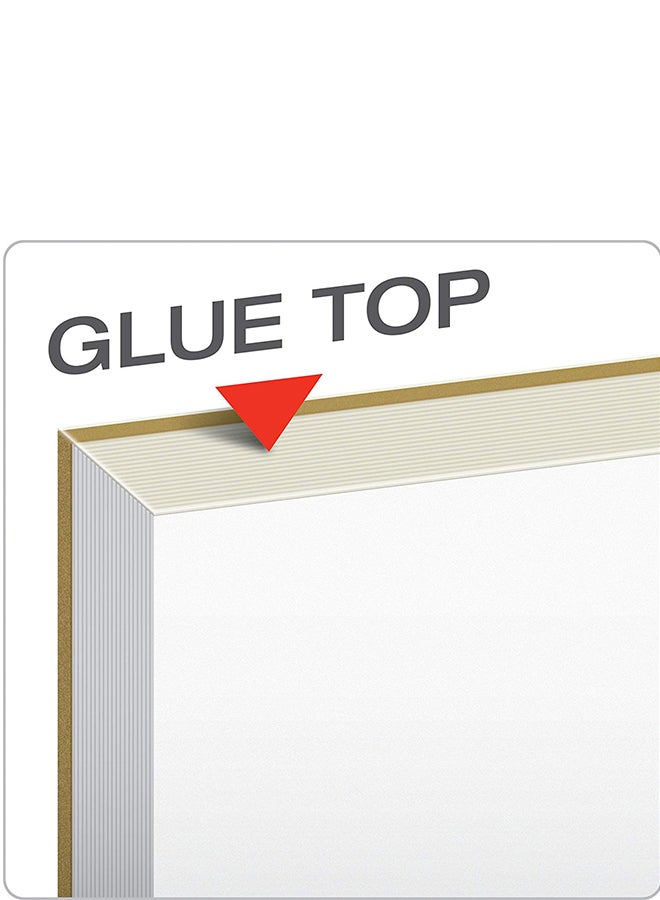 TOPS Pack Of 12 Legal Pad Plus Writing Pad White  - Image 2