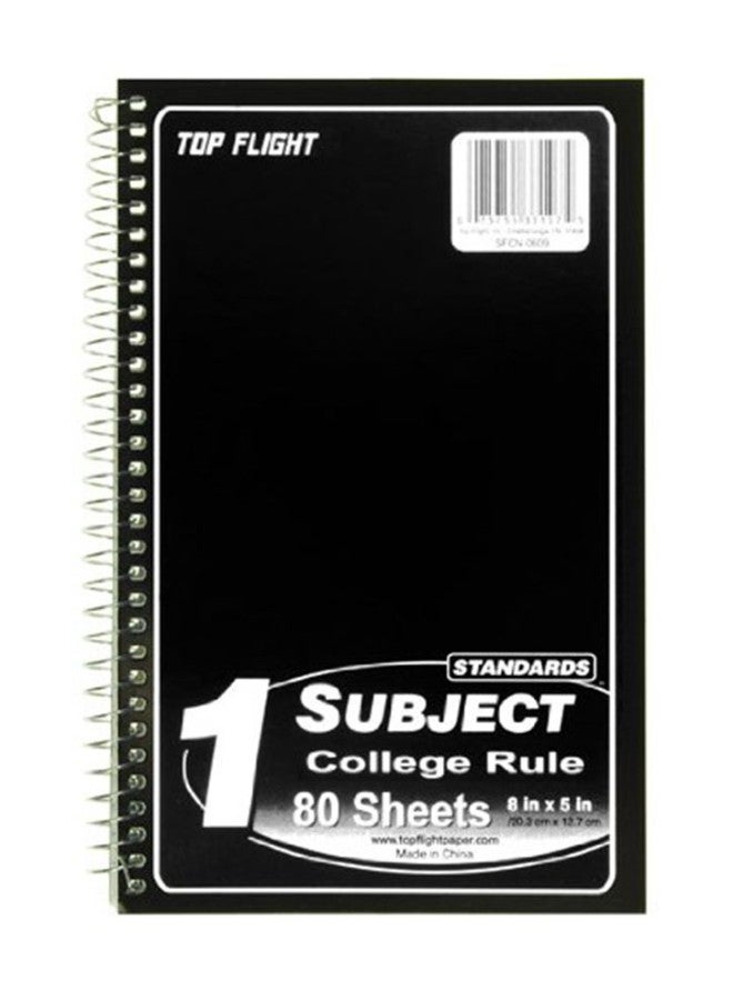Top Flight 80-Piece Of Sheet Wirebound Notebook Multicolour  - Image 1