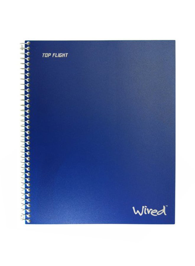Top Flight Wired Notebook With 4 Pocket (120-Page) Multicolour - Image 2