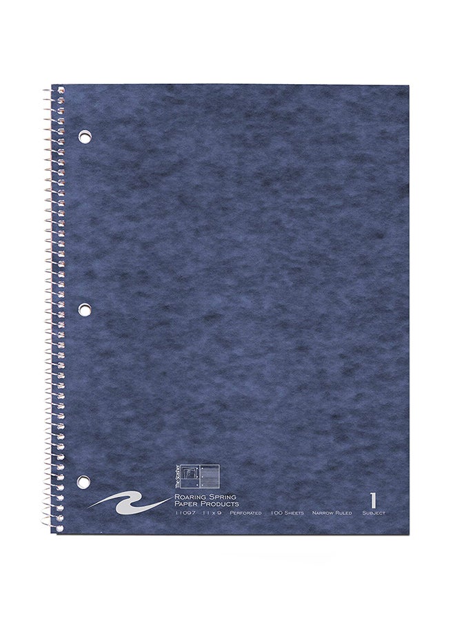 رورينج سبرينج دفتر ملحوظات ستاشر (100 صفحة) أزرق - Image 1