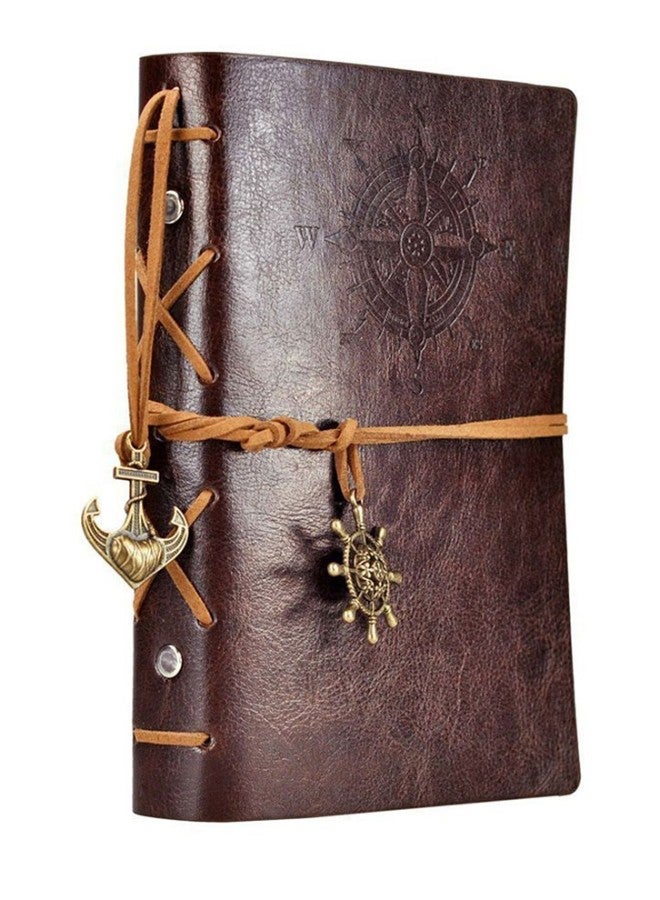 EvZ Leather Writing Journal Notebook Brown - Image 1