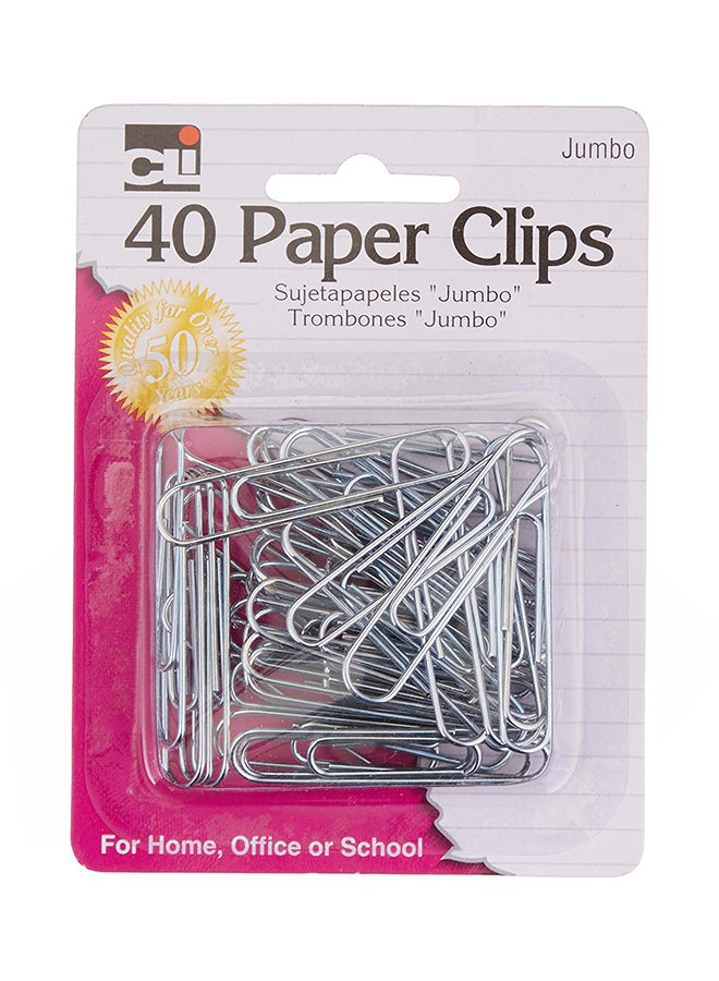 تشارلز ليونارد مشبك الورق فضي - Image 1