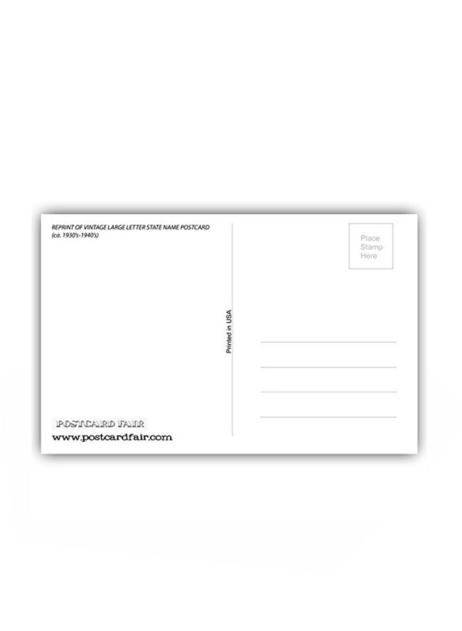 بوست كارد فير حزمة من 20 بطاقة بريدية كلاسيكية معاد طباعتها بعبارة "Greetings From Oregon" - Image 2