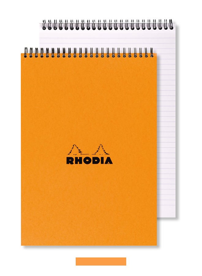 Wirebound Notepad (80-Page) Orange - v1552974171/N21836065A_1